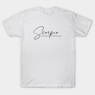 Scorpio - Mysterious In Moonlight | Enigmatic Zodiac T-Shirt